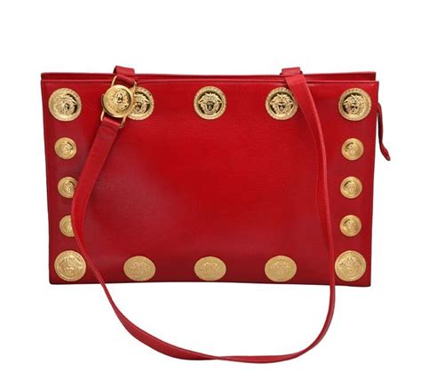 versace red purse|vintage versace purses.